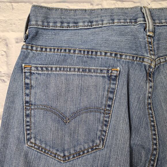 Levi's Men's Jeans 569 Loose Straight Well Worn 100% Cotton made in Mexico sz 32 - Picture 8 of 16